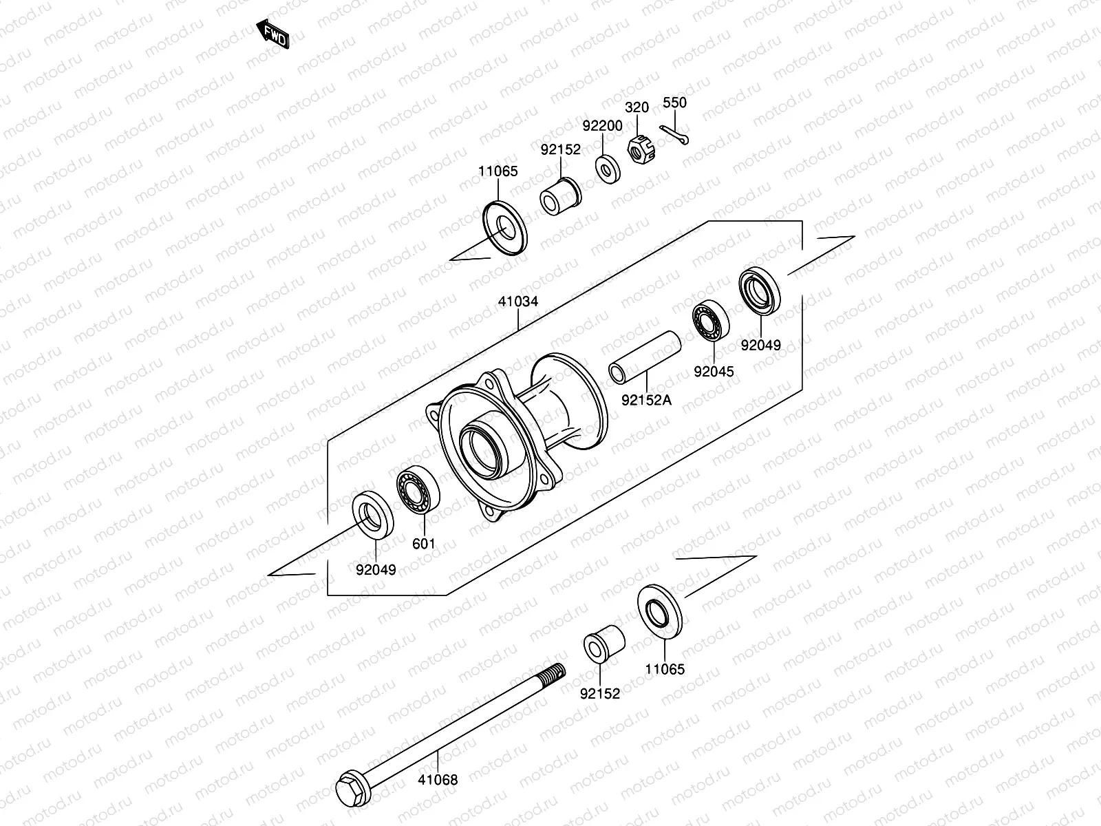 24 - FRONT HUB