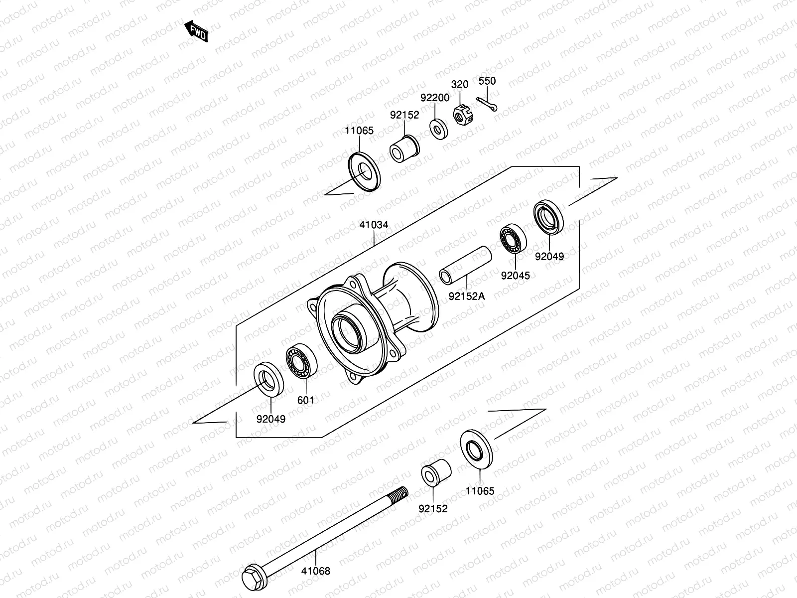 24 - FRONT HUB