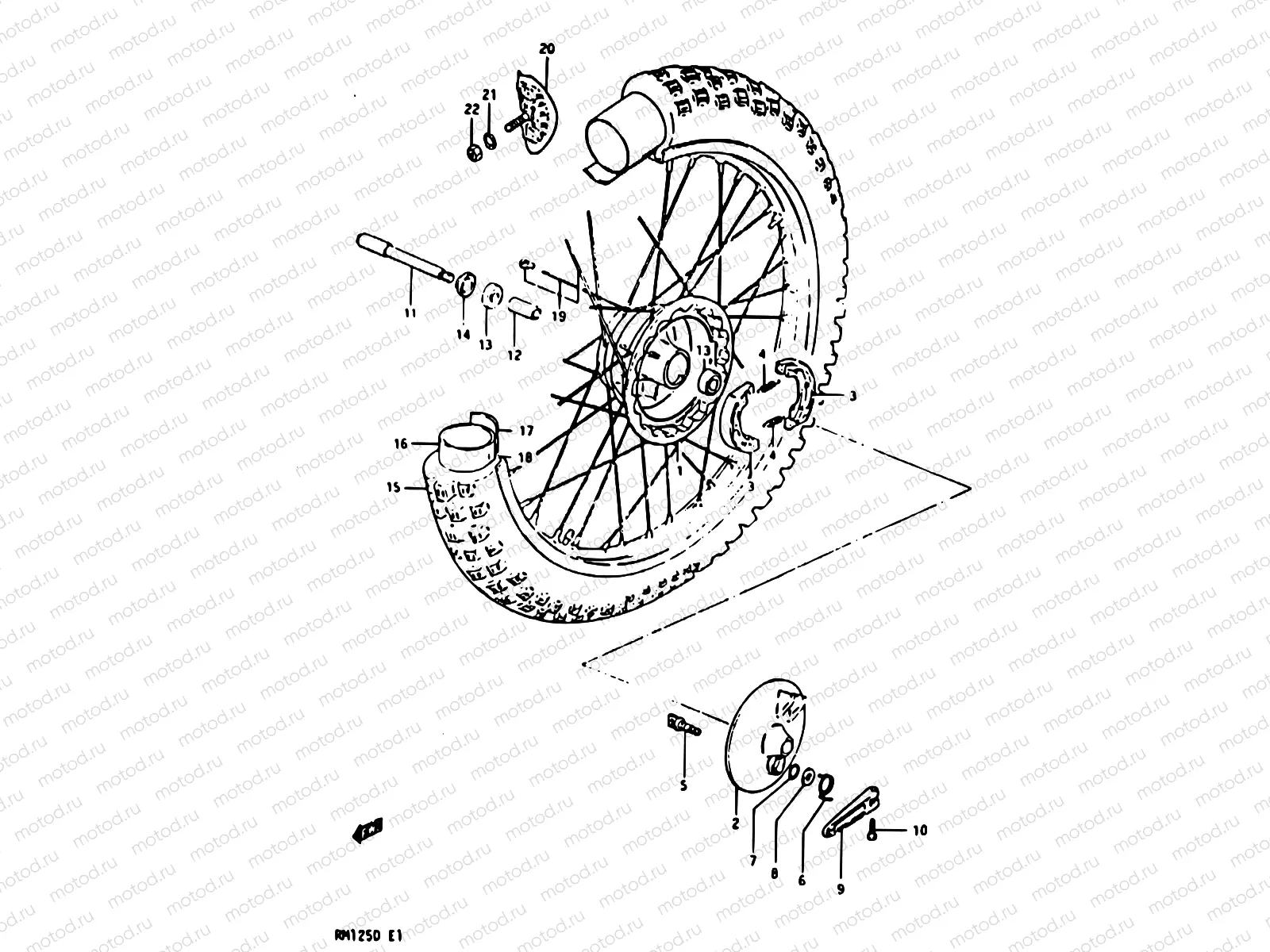 24 - FRONT WHEEL