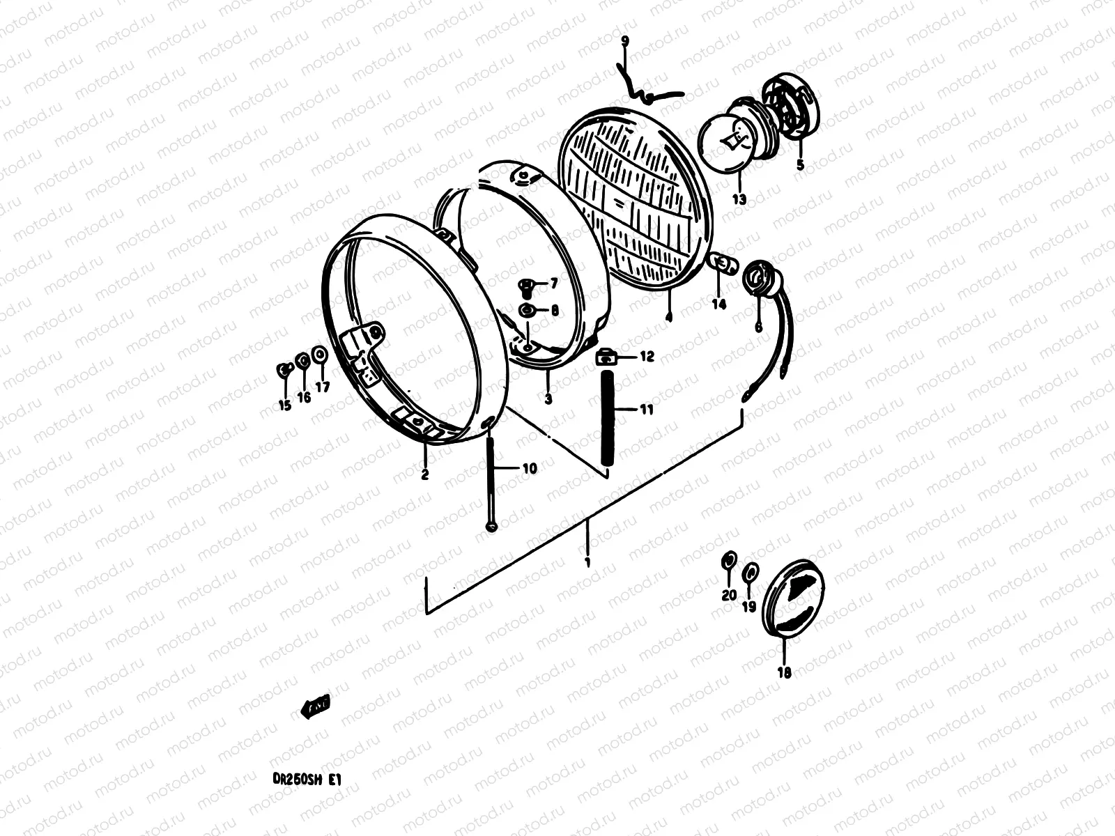 24 - HEADLAMP (E04,E15,E18,E21,E22,E25,E39)