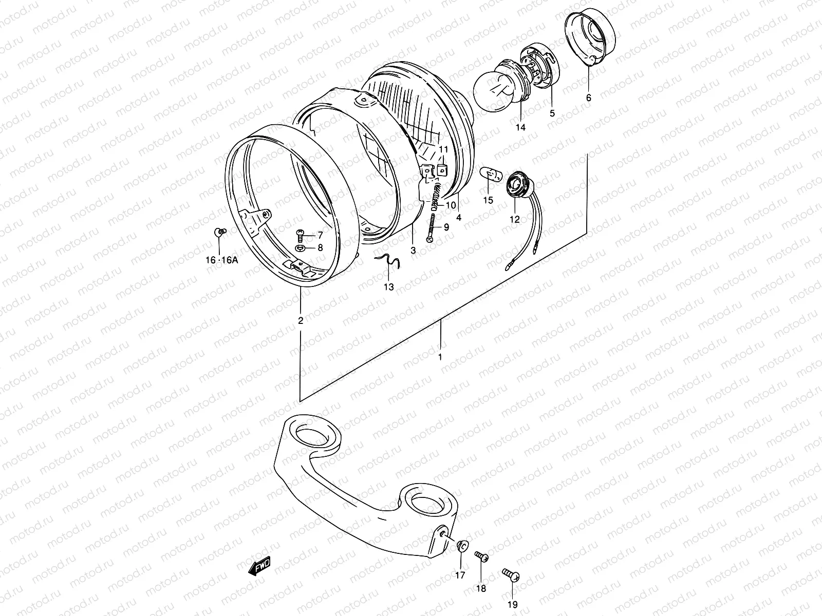 24 - HEADLAMP (E18,E21,E22,E34)