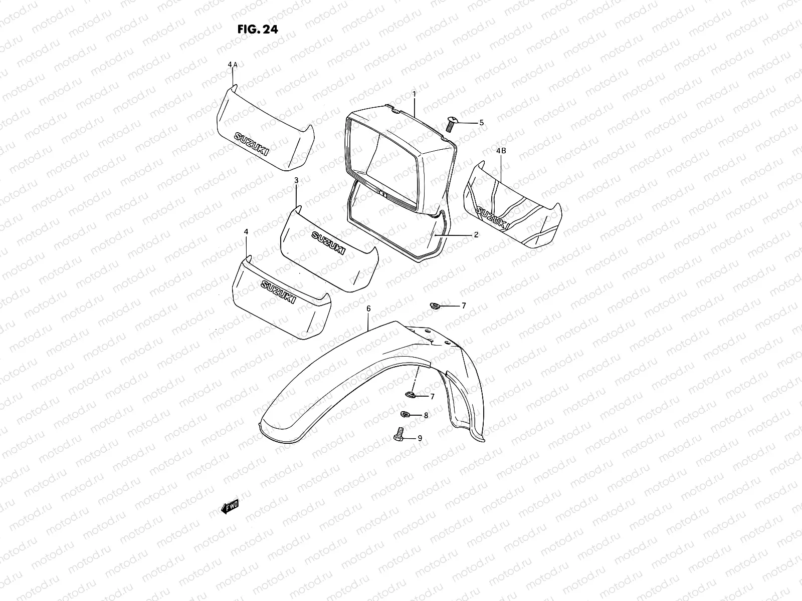 24 - HEADLAMP HOUSING