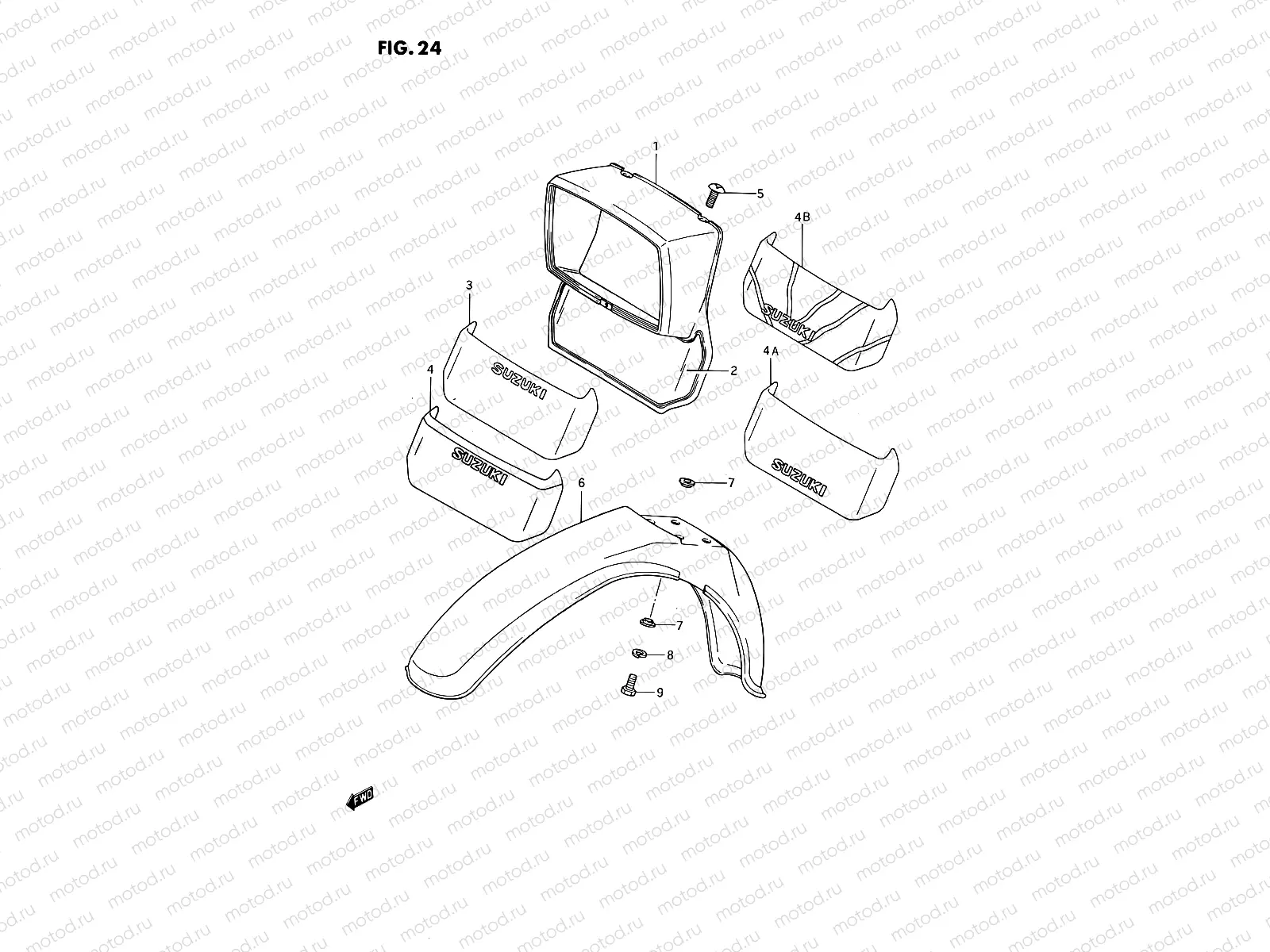 24 - HEADLAMP HOUSING