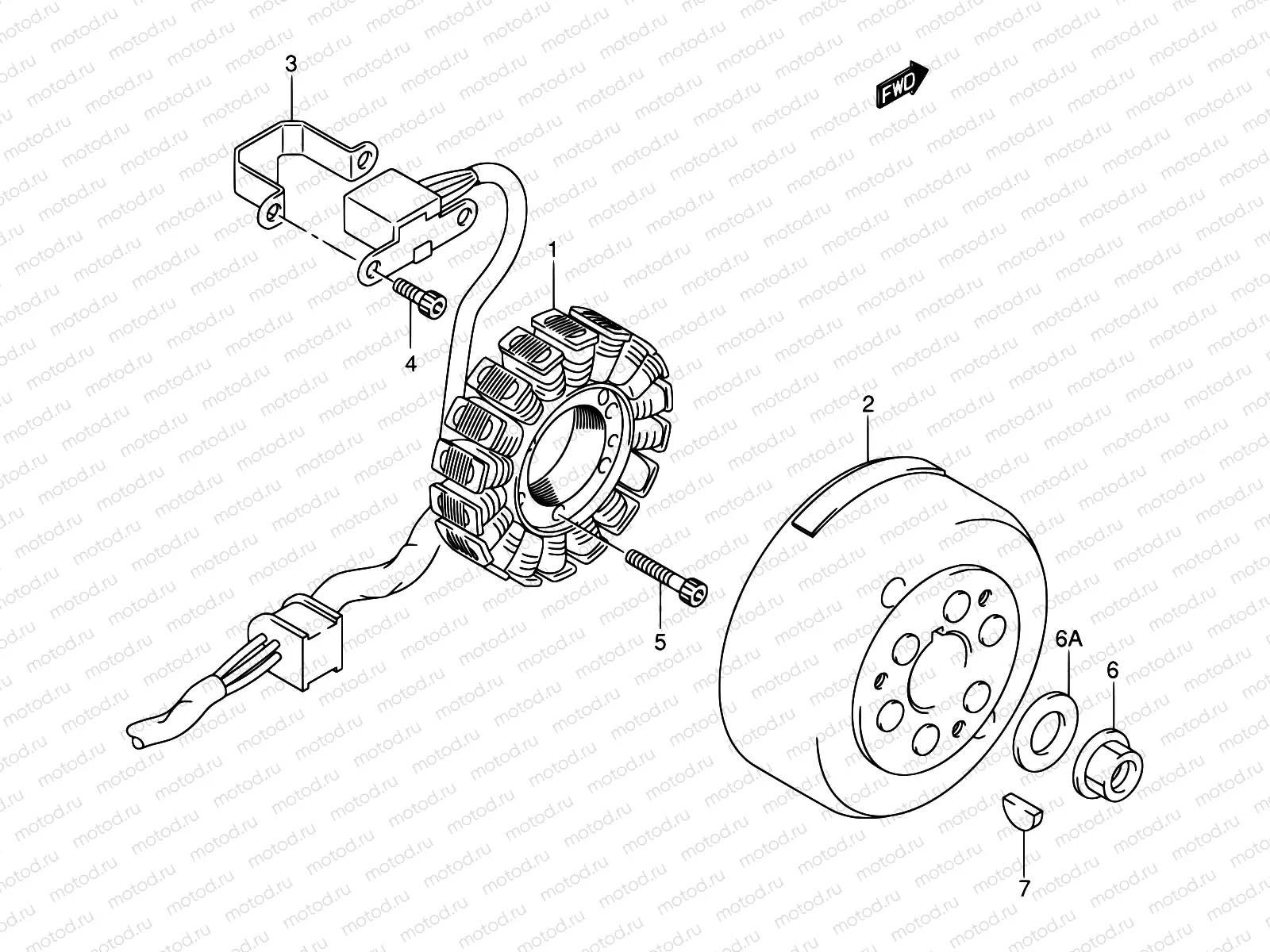 24 - MAGNETO (DR-Z400Y/K1/K2/K3)