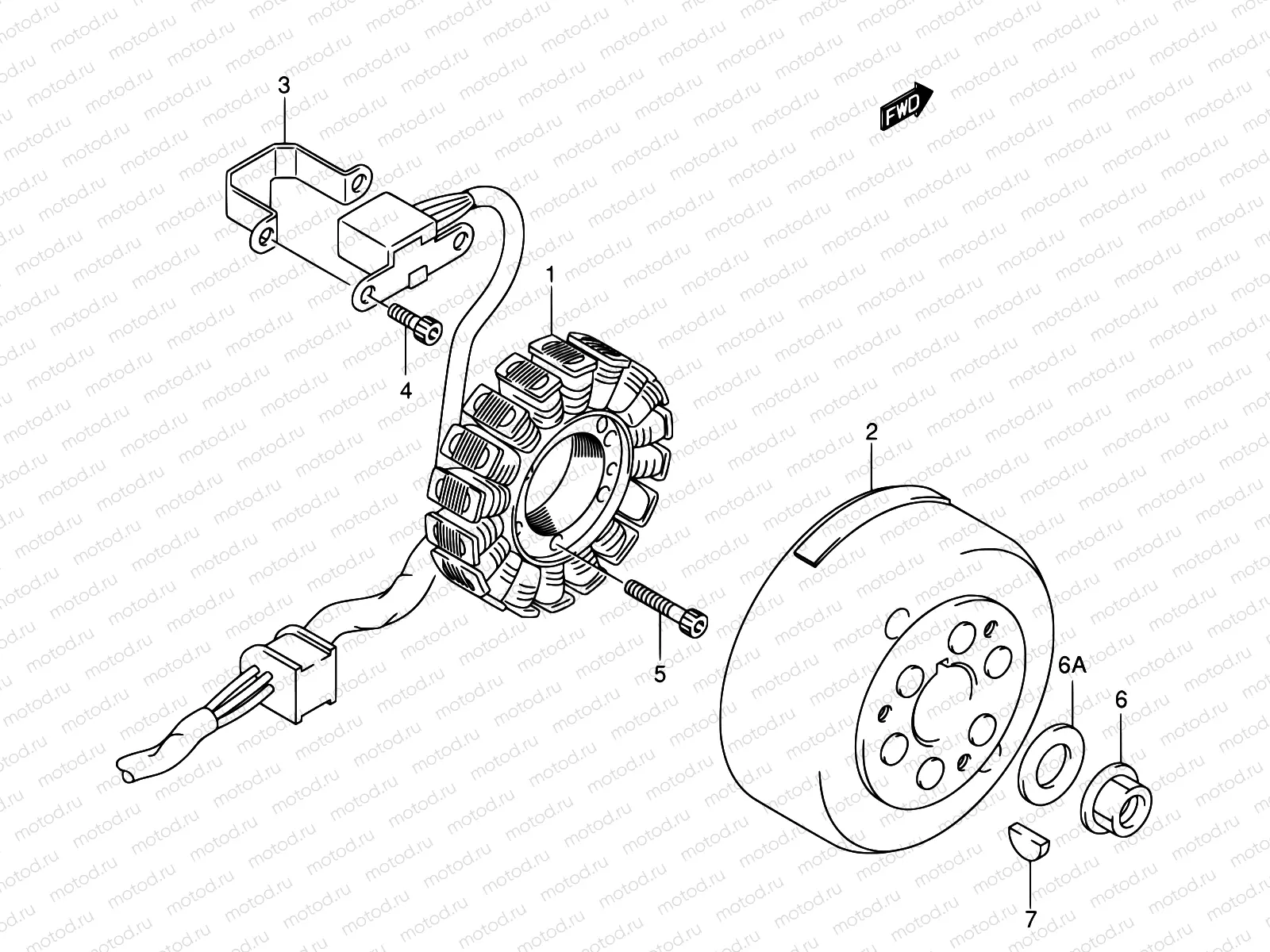 24 - MAGNETO (DR-Z400Y/K1/K2/K3/K4)