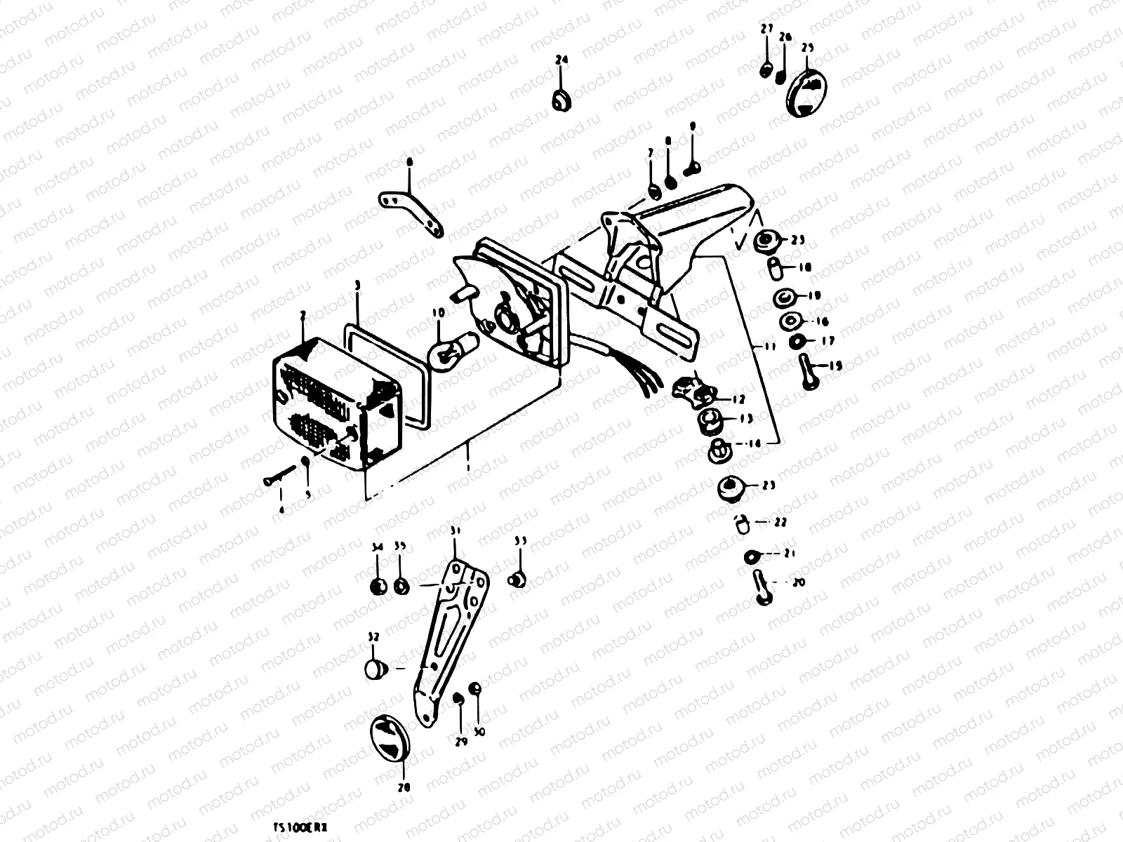 24 - REAR COMBINATION LAMP