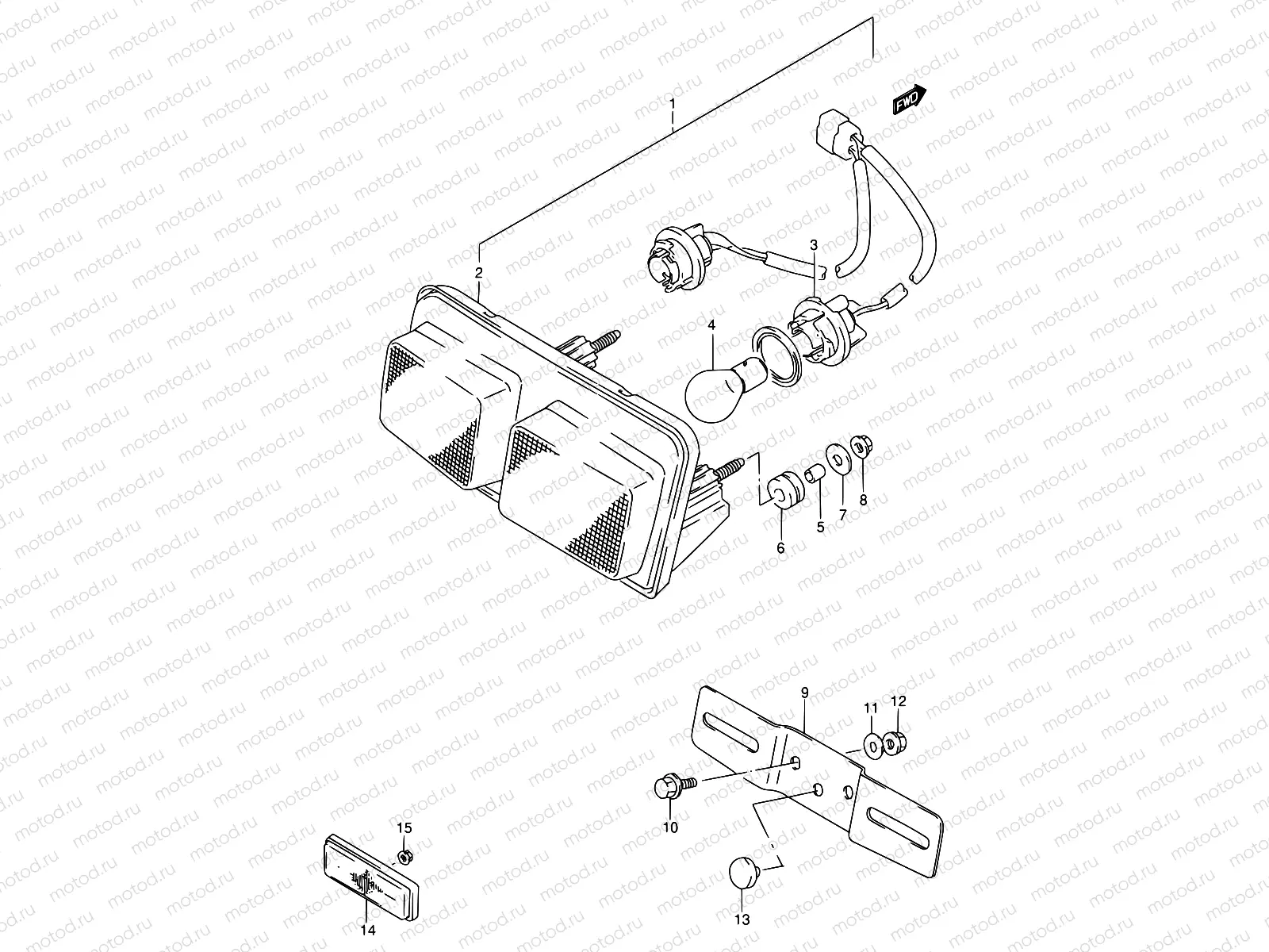 24 - REAR COMBINATION LAMP
