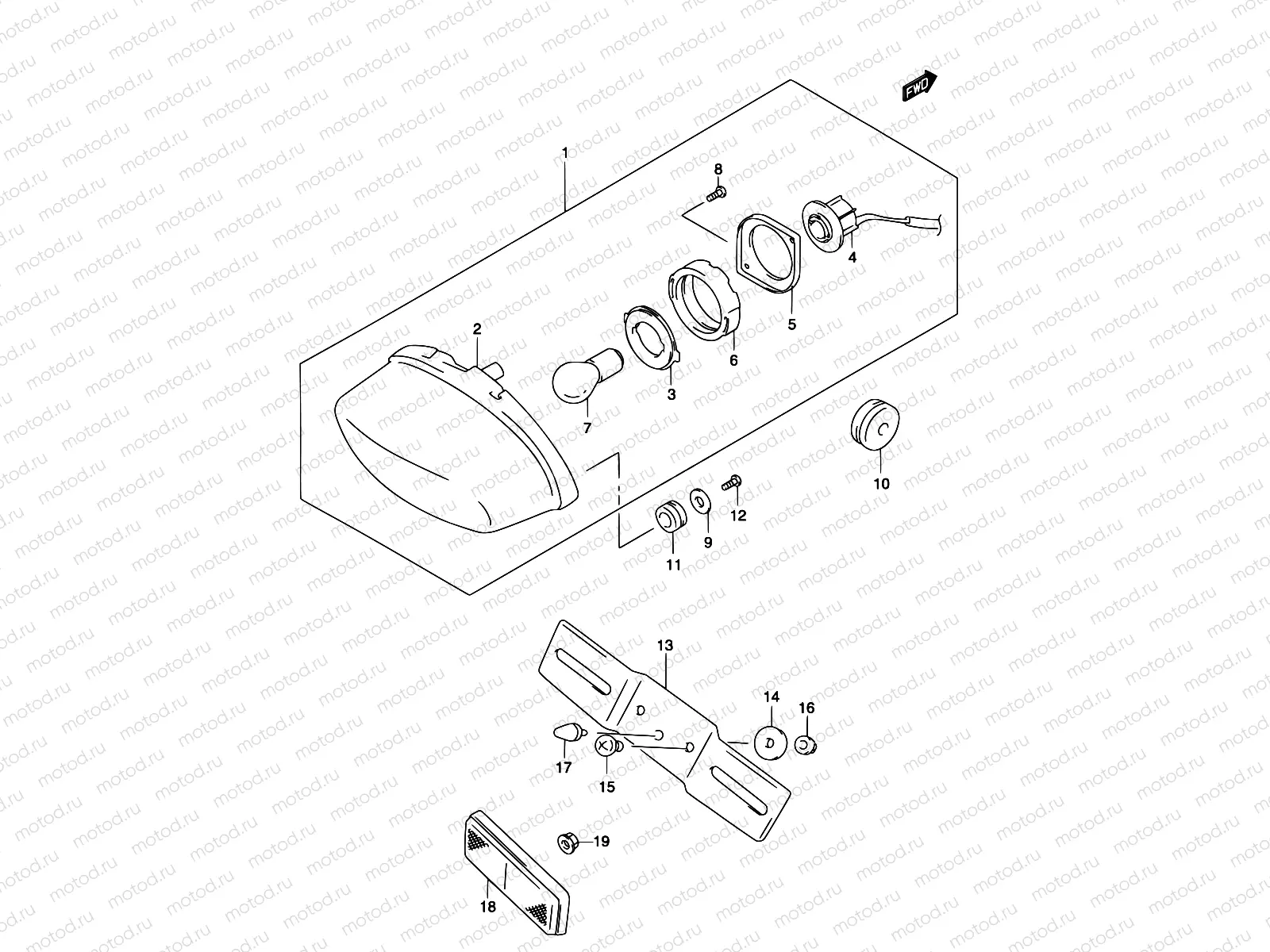 24 - REAR COMBINATION LAMP