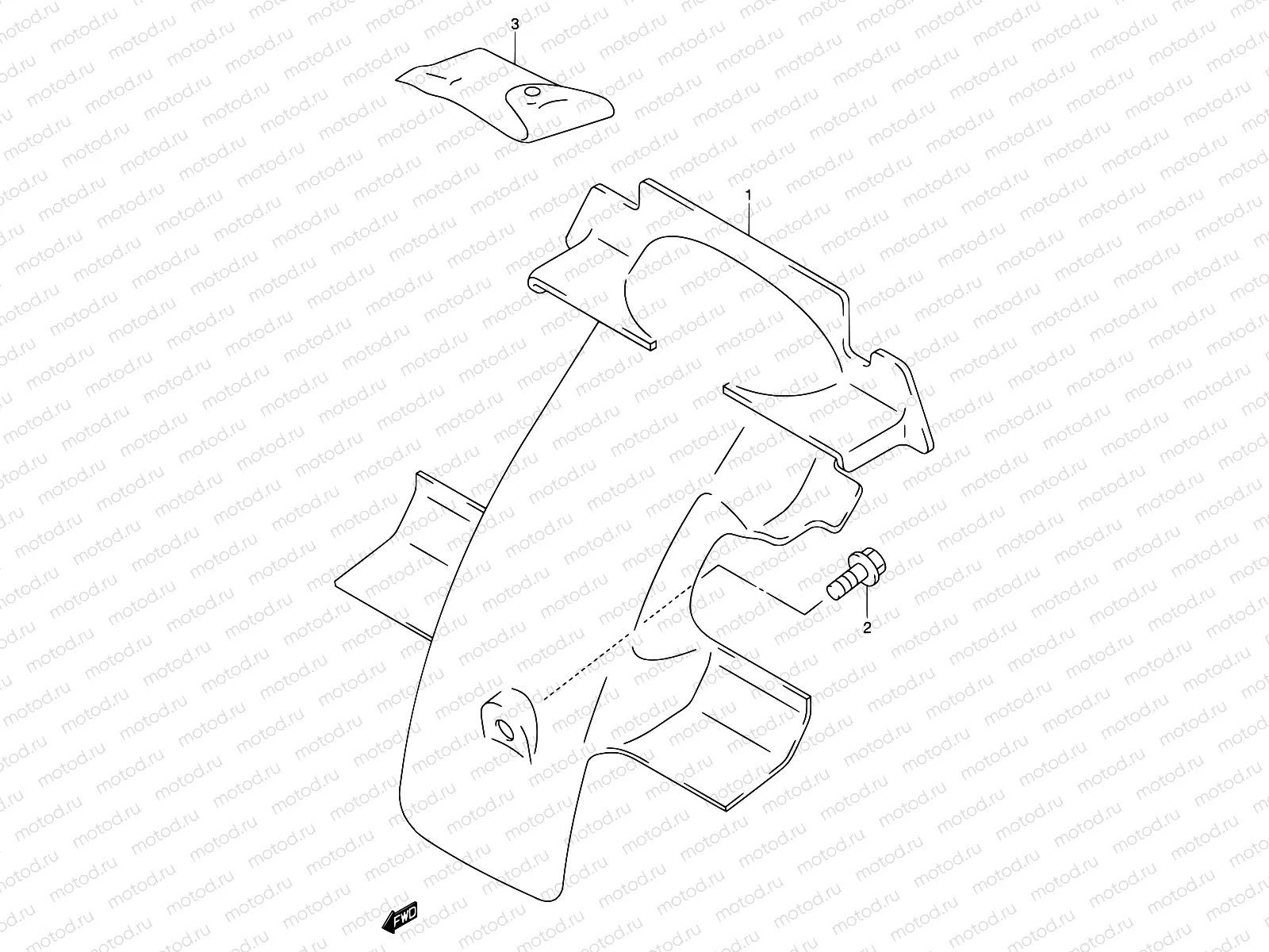 24 - REAR FENDER