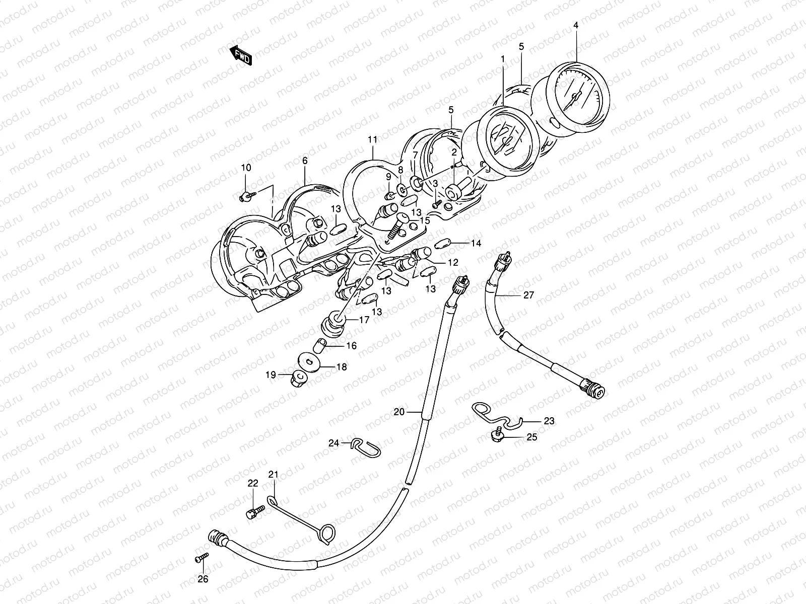 24 - SPEEDOMETER - TACHOMETER