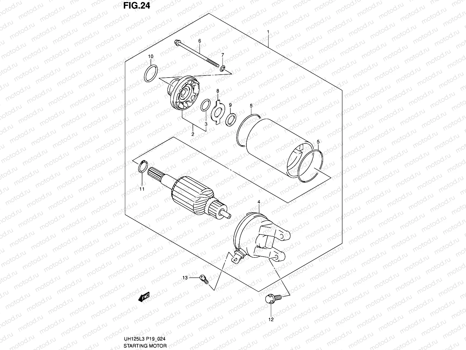 24 - STARTING MOTOR