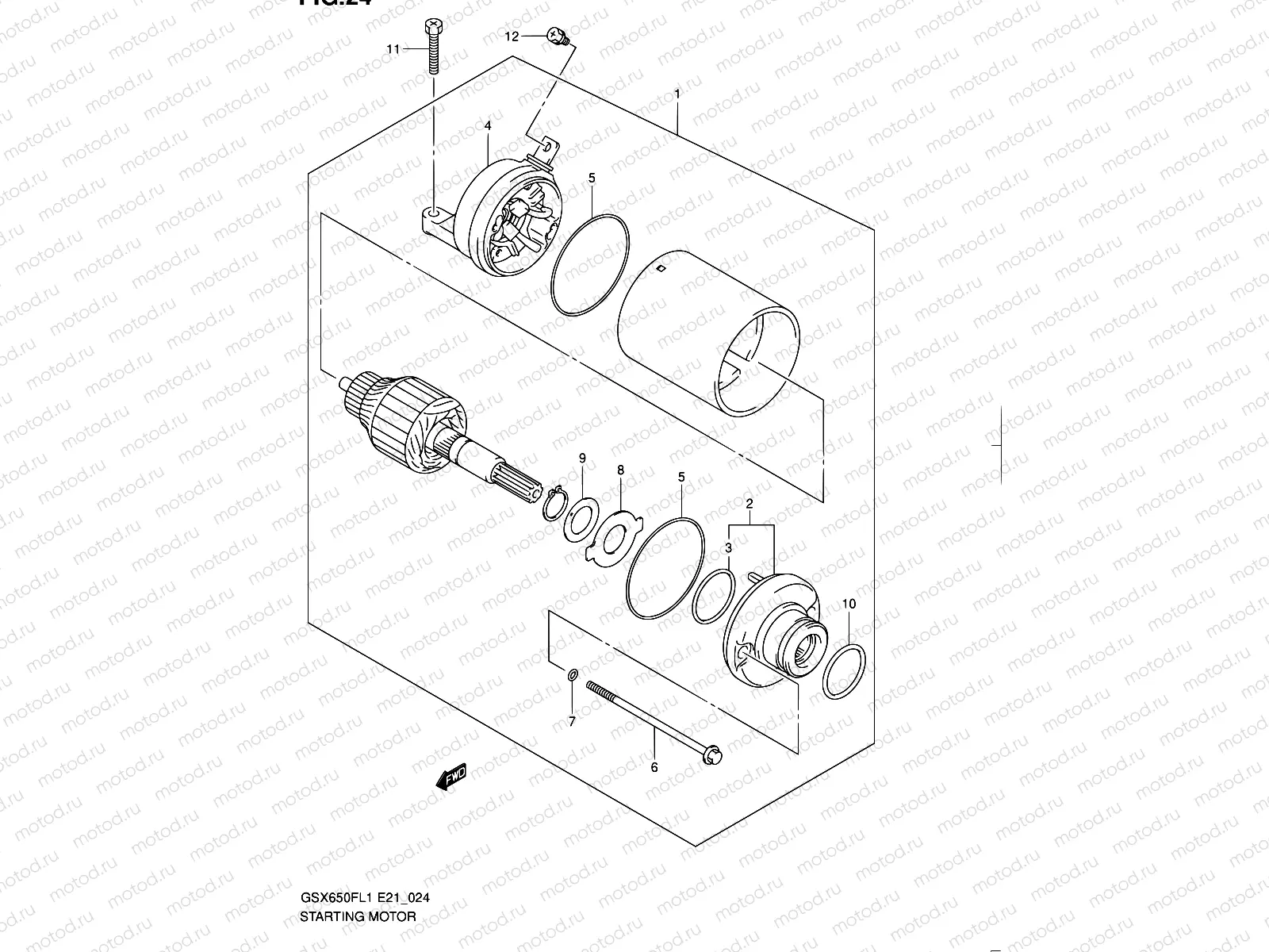 24 - STARTING MOTOR