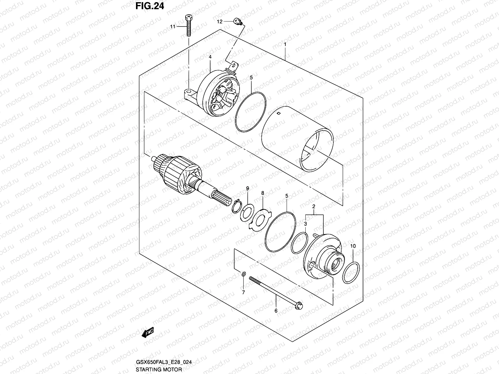24 - STARTING MOTOR