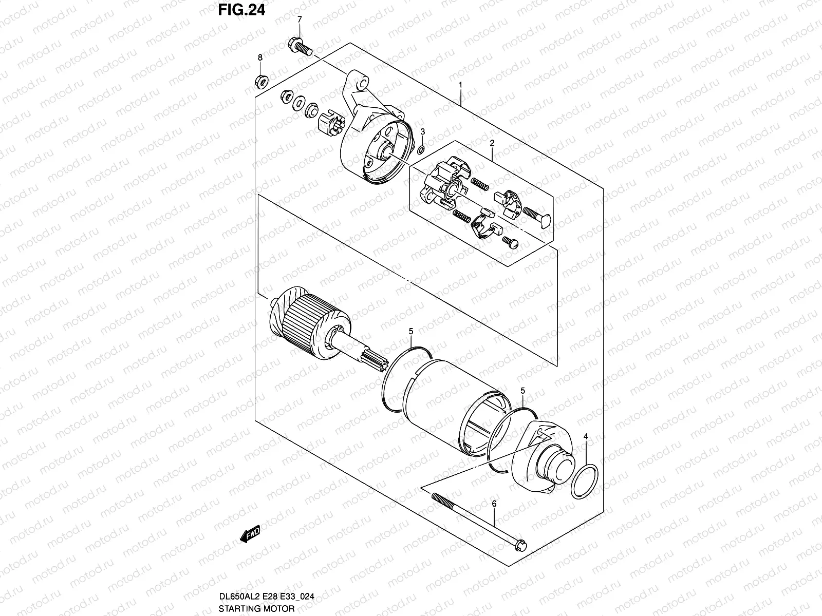 24 - STARTING MOTOR
