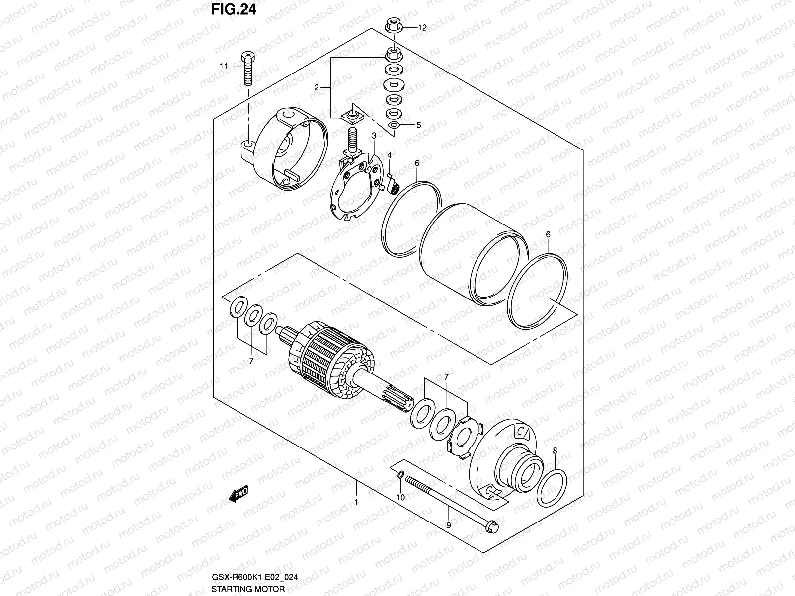 24 - STARTING MOTOR
