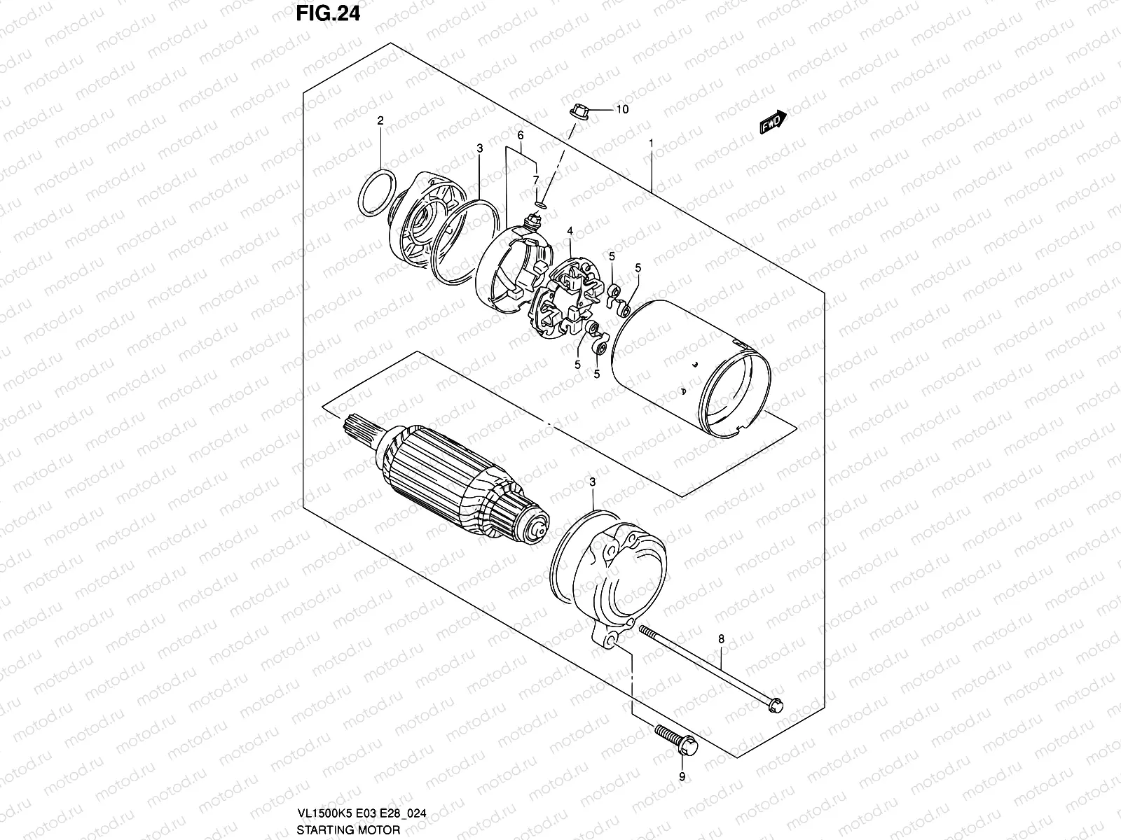 24 - STARTING MOTOR
