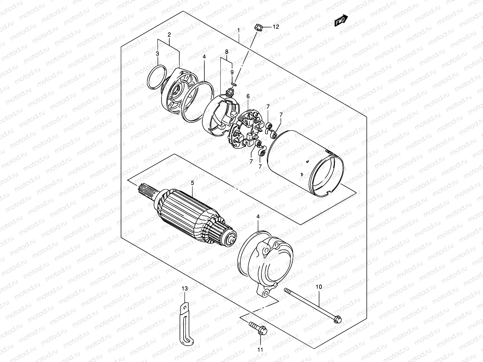 24 - STARTING MOTOR