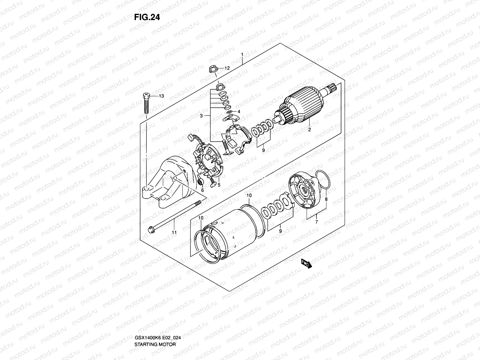 24 - STARTING MOTOR