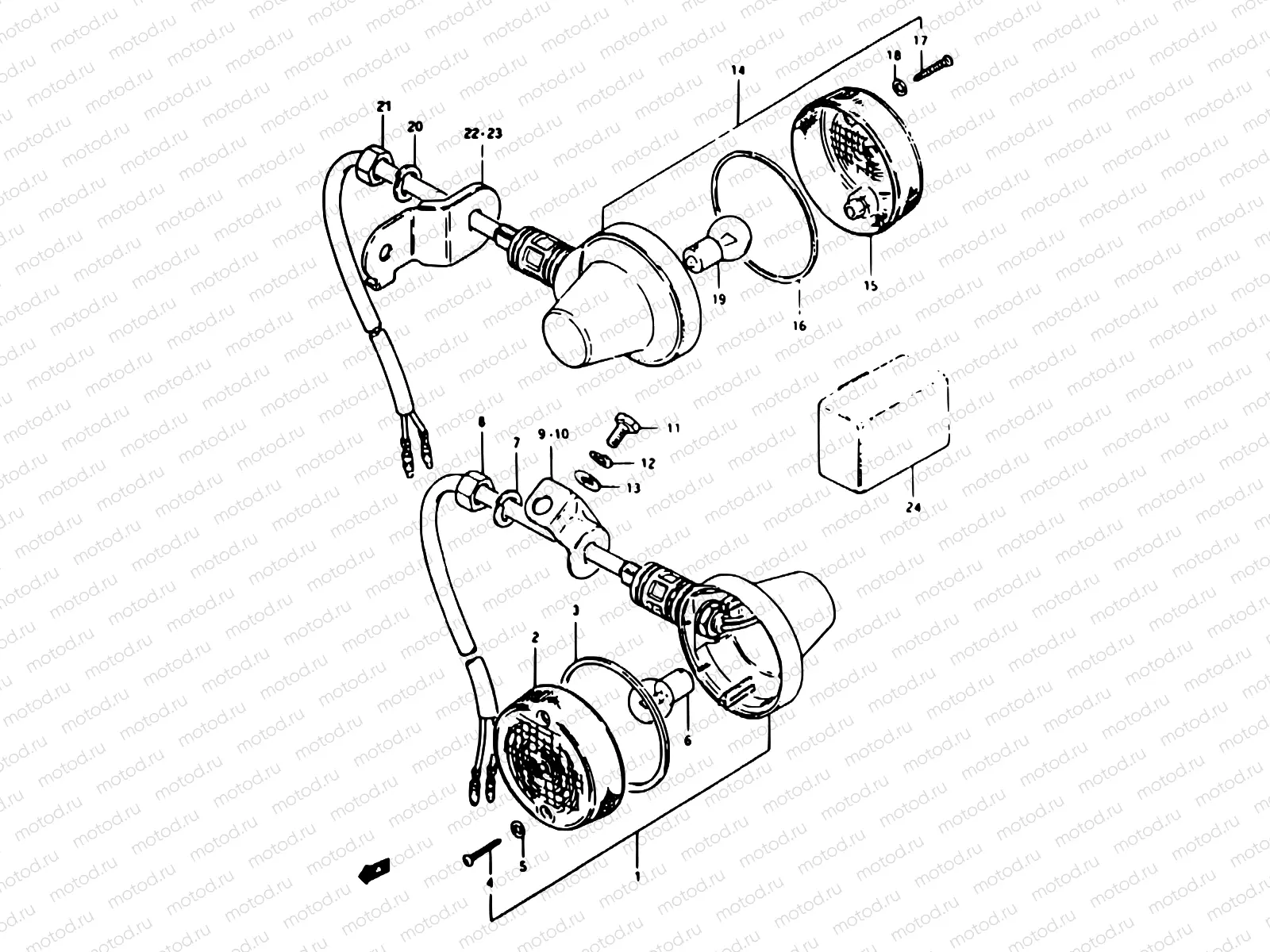 24 - TURN SIGNAL LAMP