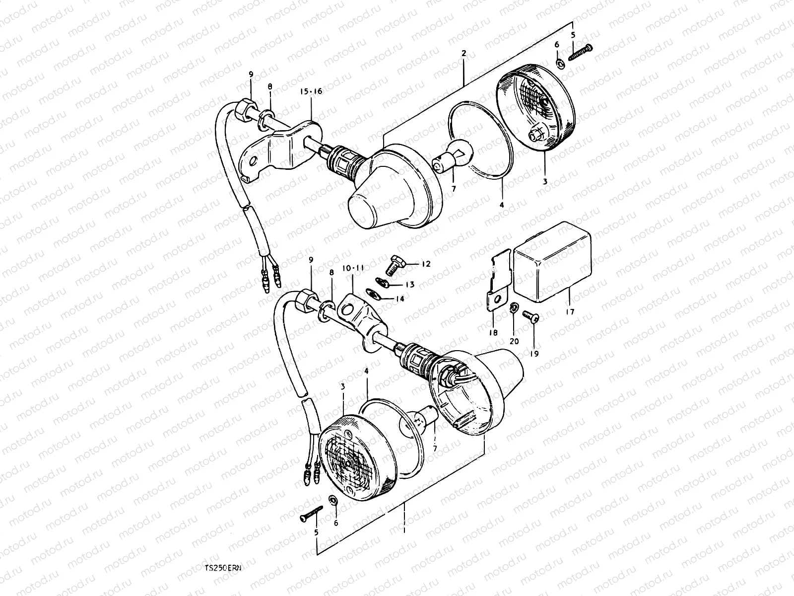 24 - TURN SIGNAL LAMP