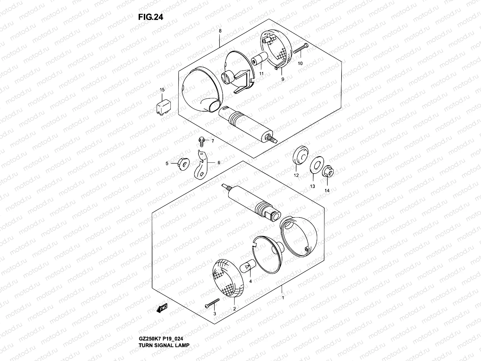 24 - TURN SIGNAL LAMP