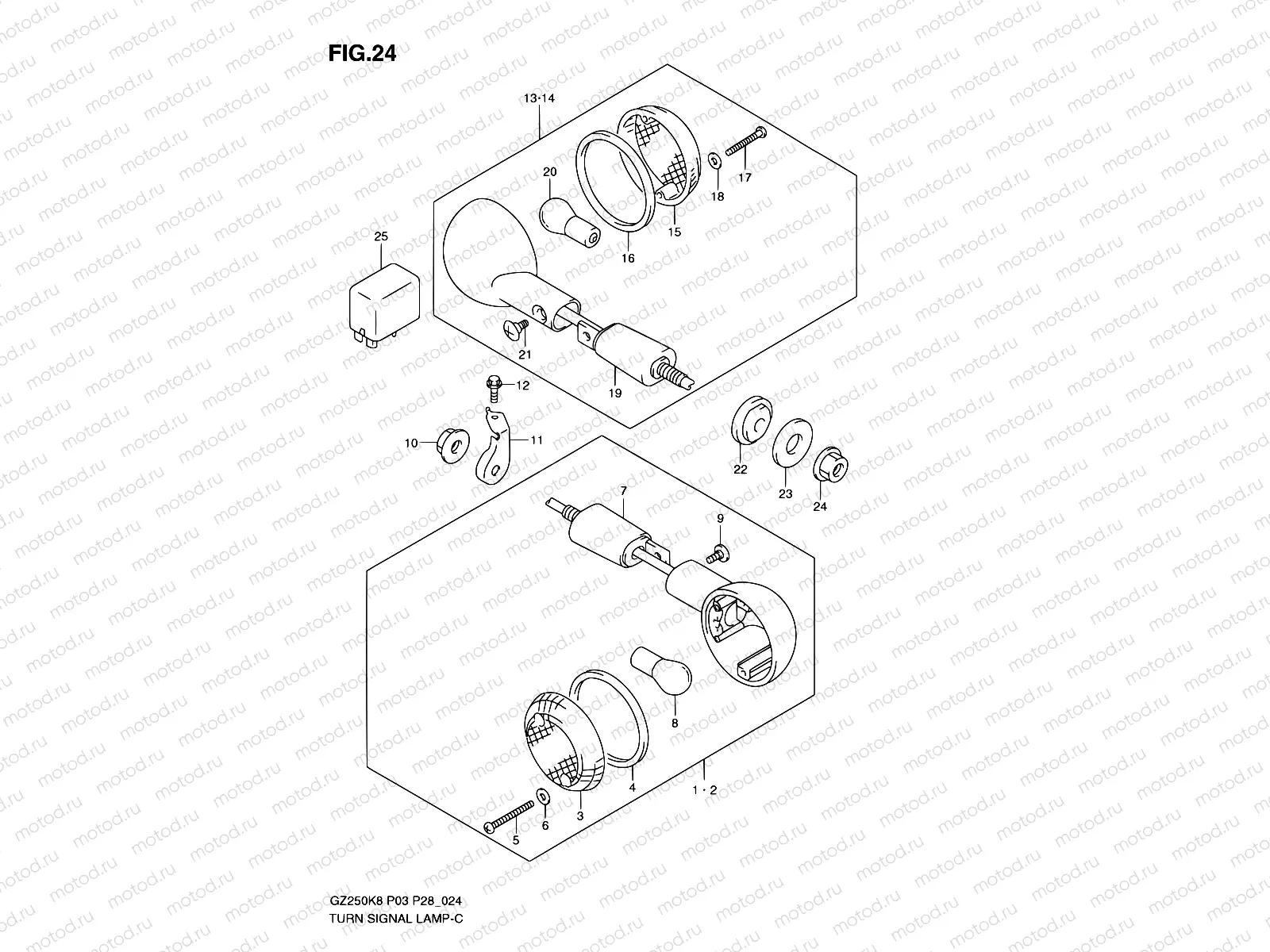 24 - TURN SIGNAL LAMP