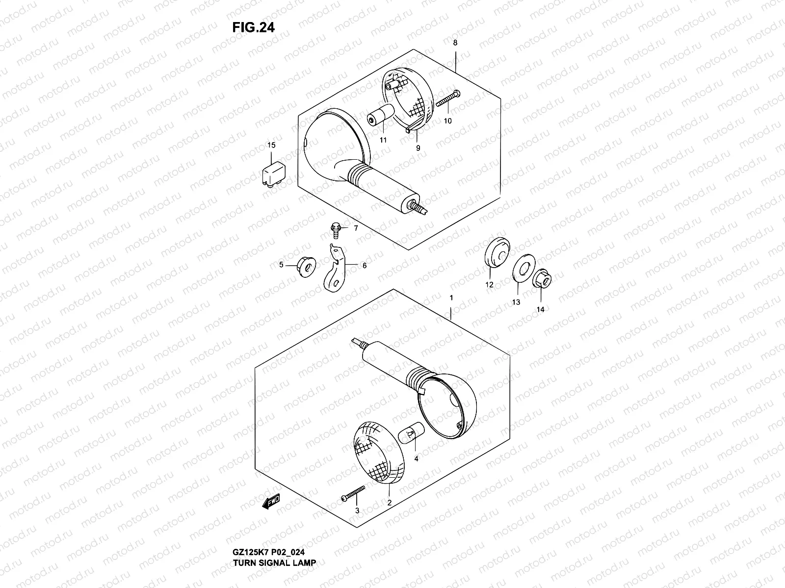 24 - TURN SIGNAL LAMP