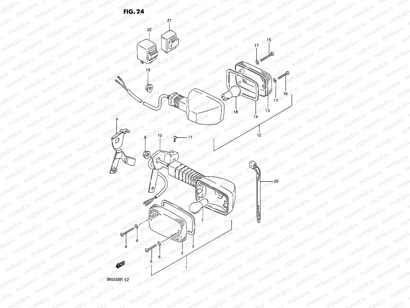 24 - TURN SIGNAL LAMP