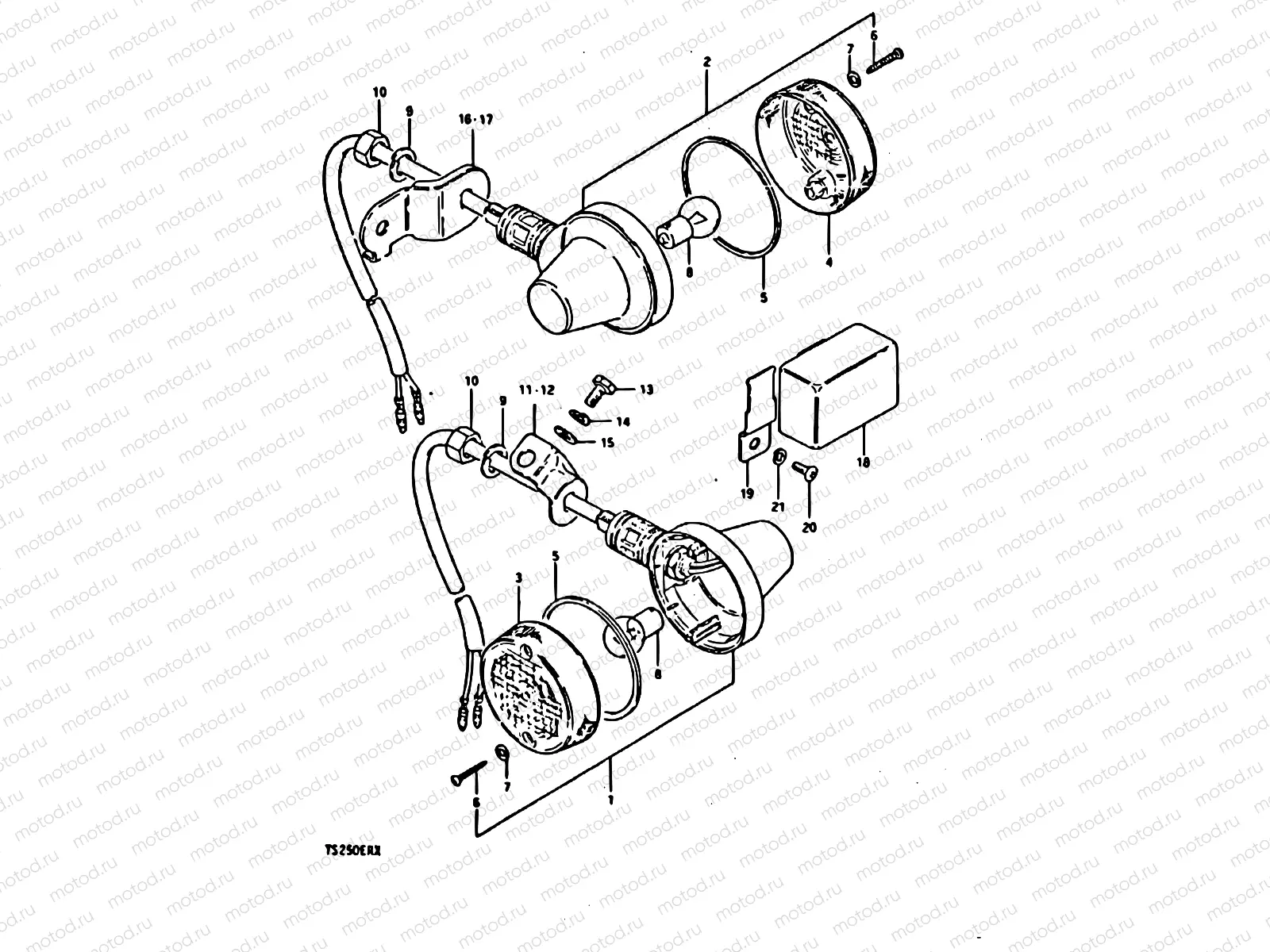 24 - TURN SIGNAL LAMP (E02)
