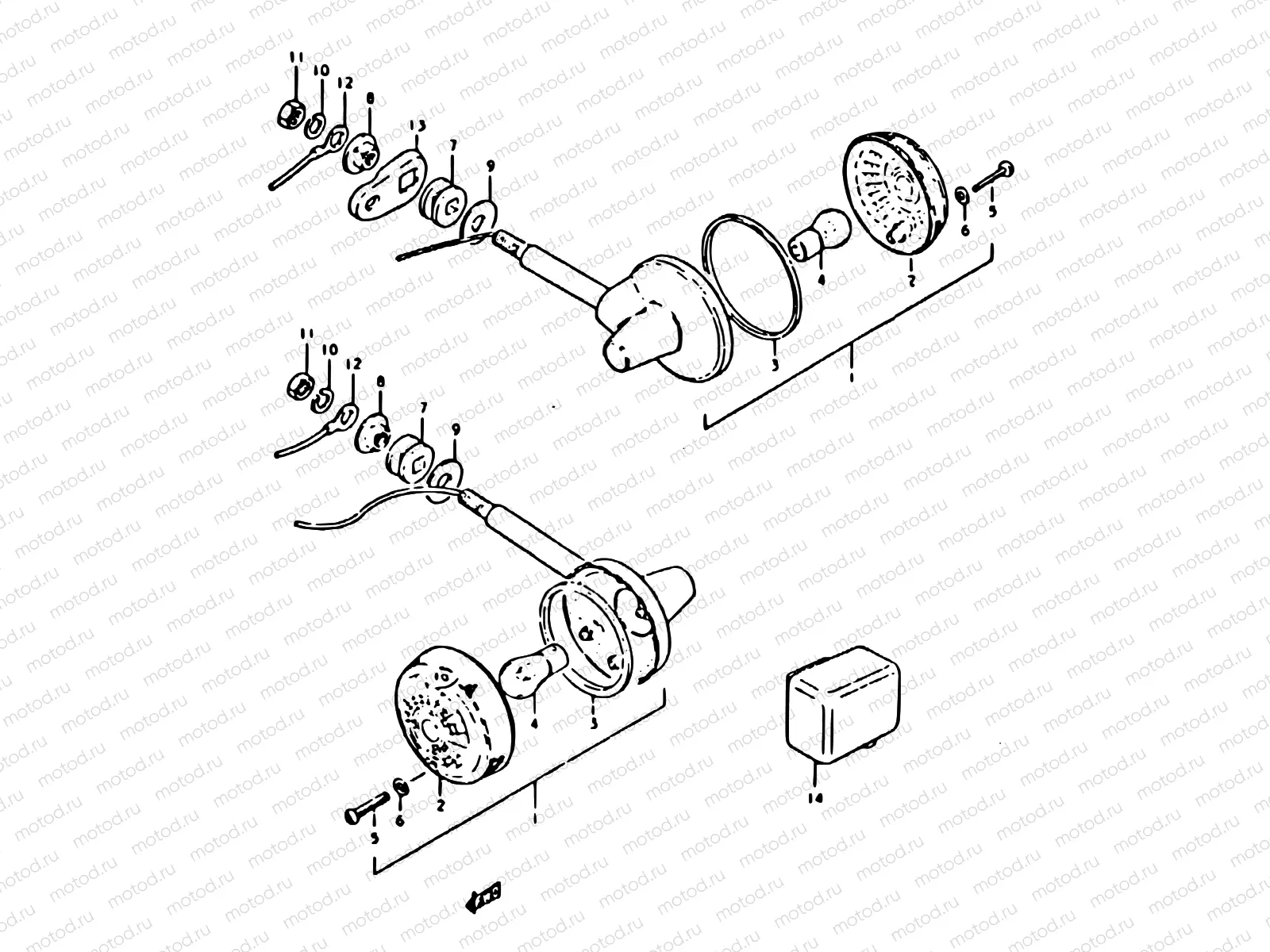 24 - TURN SIGNAL LAMP (MODEL N : E02, E04)