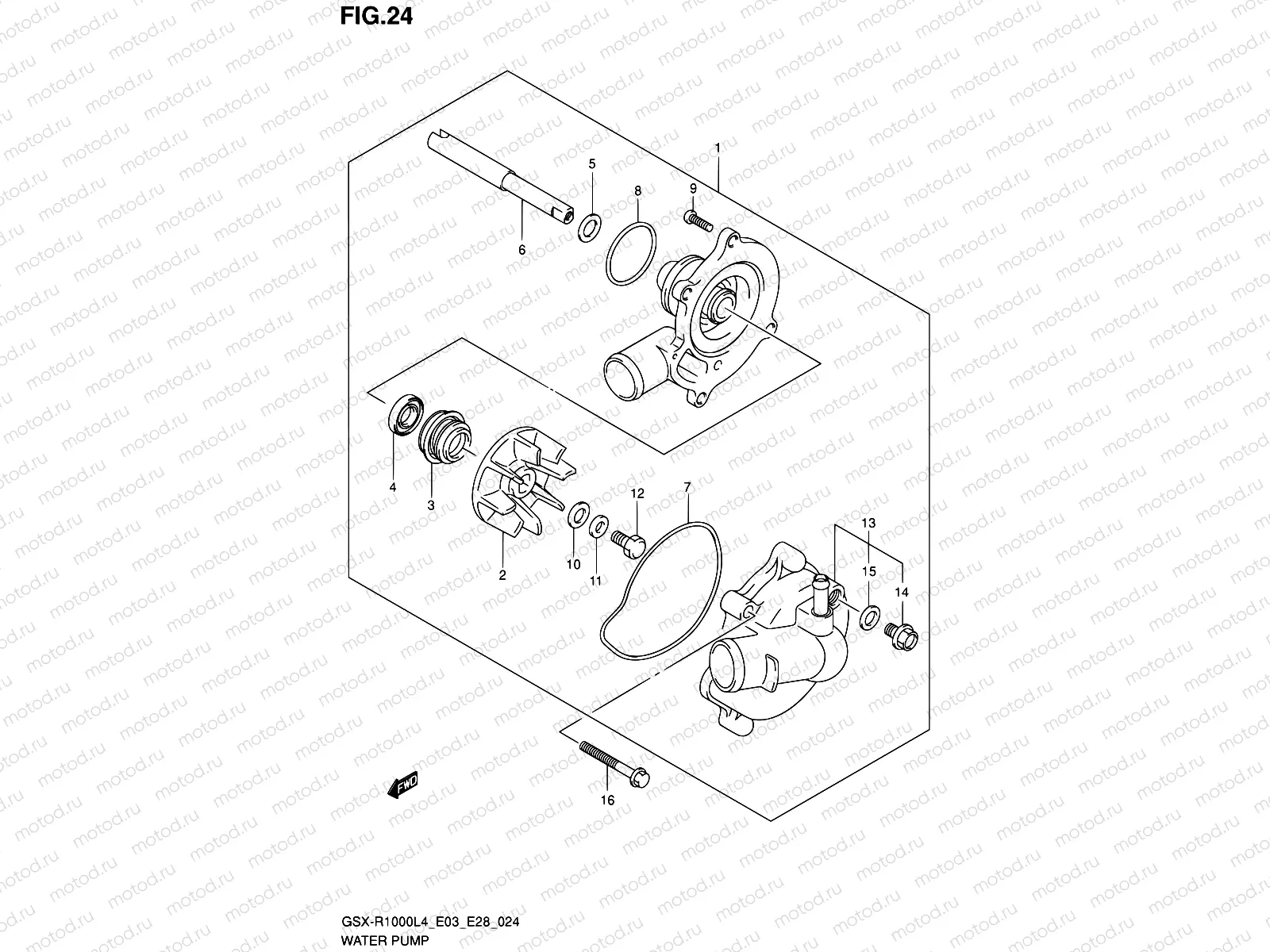 24 - WATER PUMP