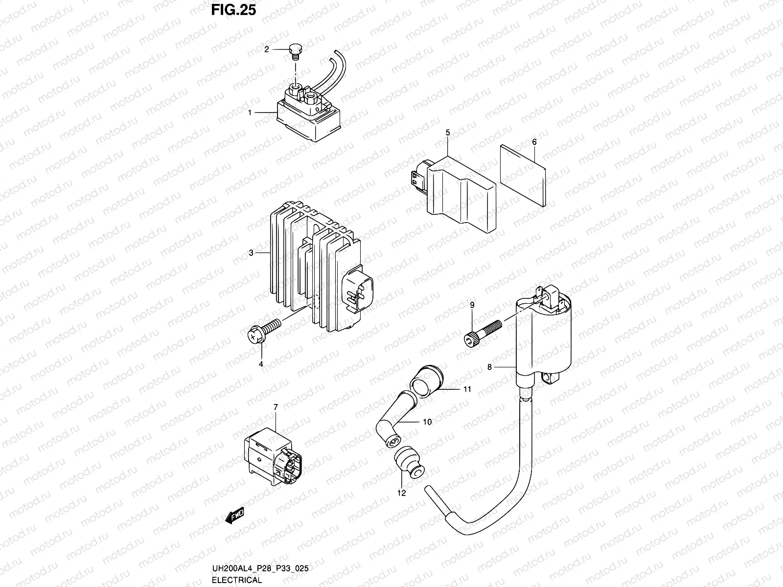25 - ELECTRICAL (UH200AL4 P28)