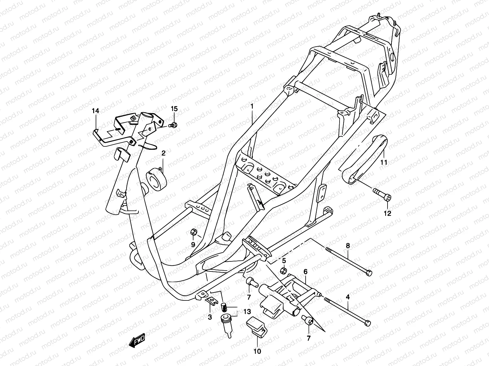 25 - FRAME (MODEL K1/K2)