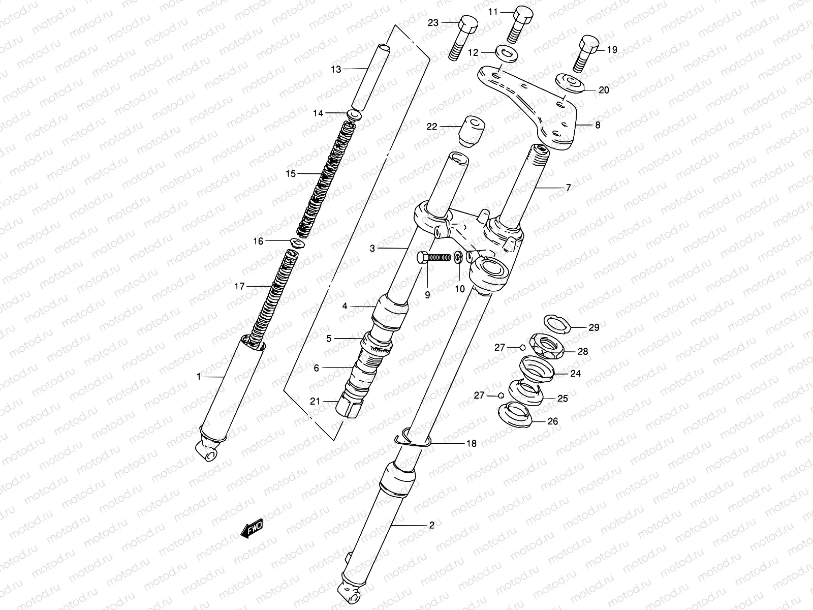 25 - FRONT FORK