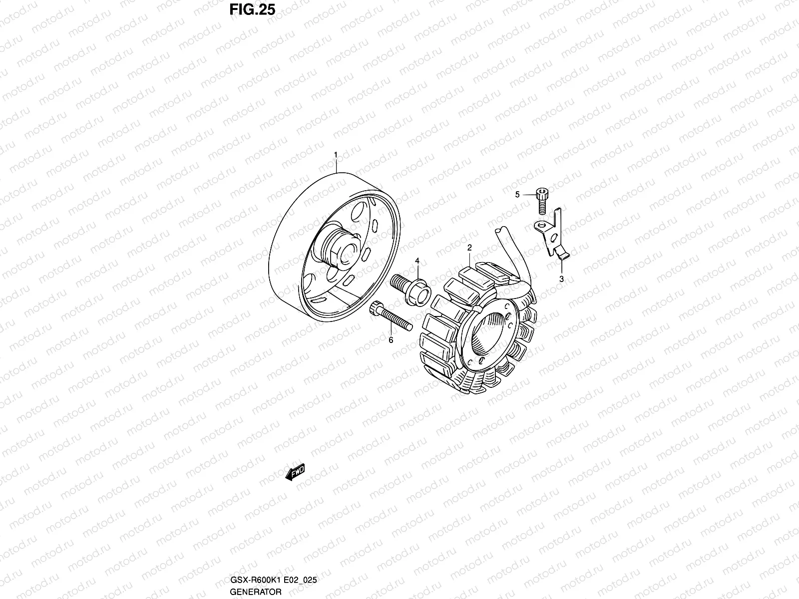 25 - GENERATOR (MODEL K1)