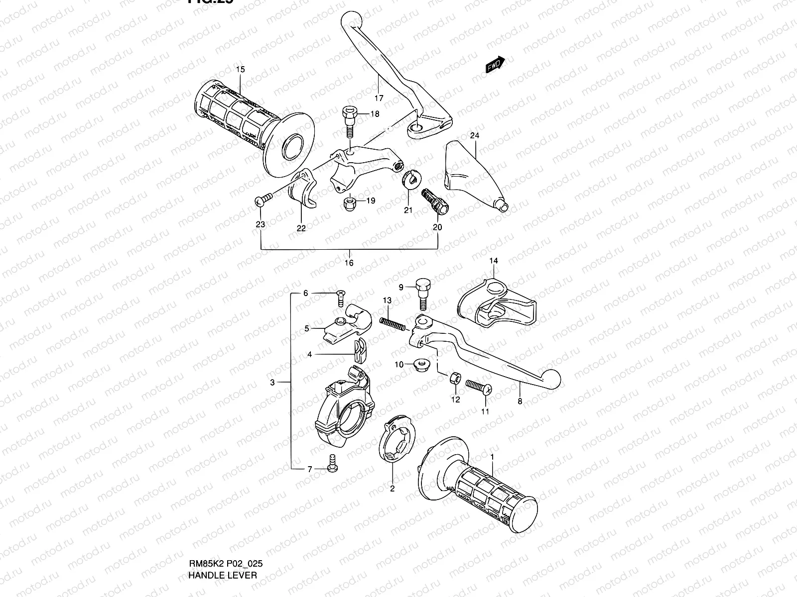 25 - HANDLE LEVER