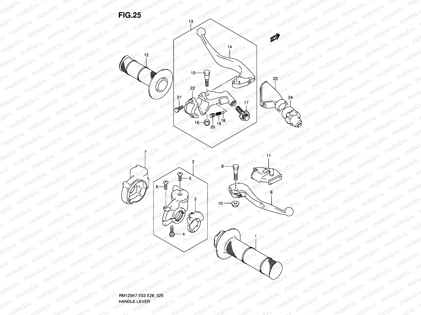 25 - HANDLE LEVER