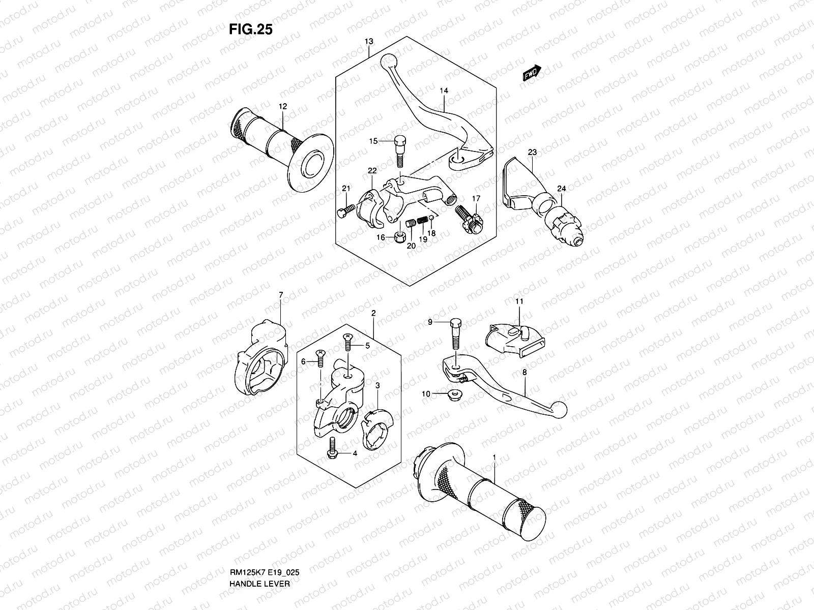 25 - HANDLE LEVER