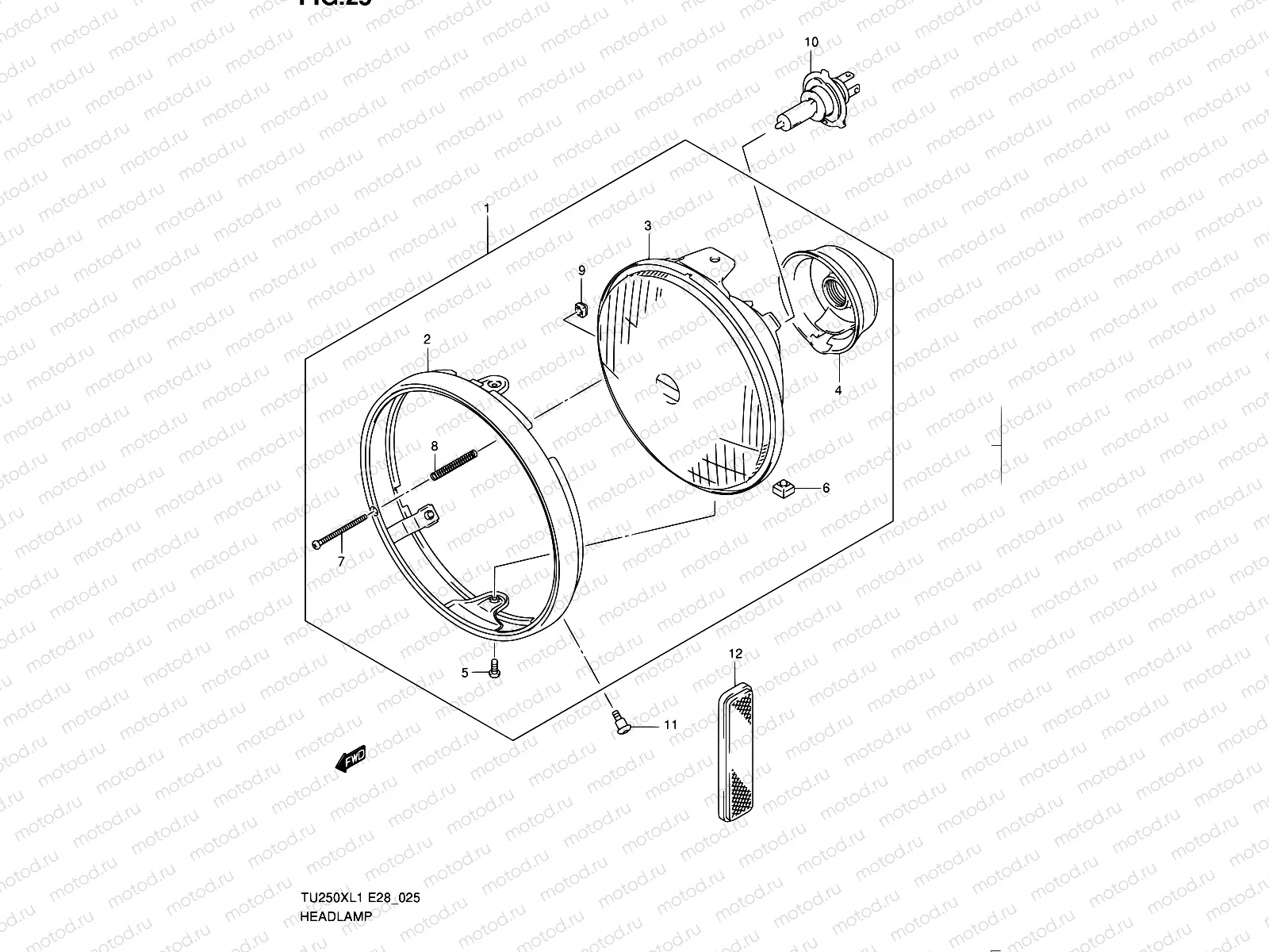 25 - HEADLAMP