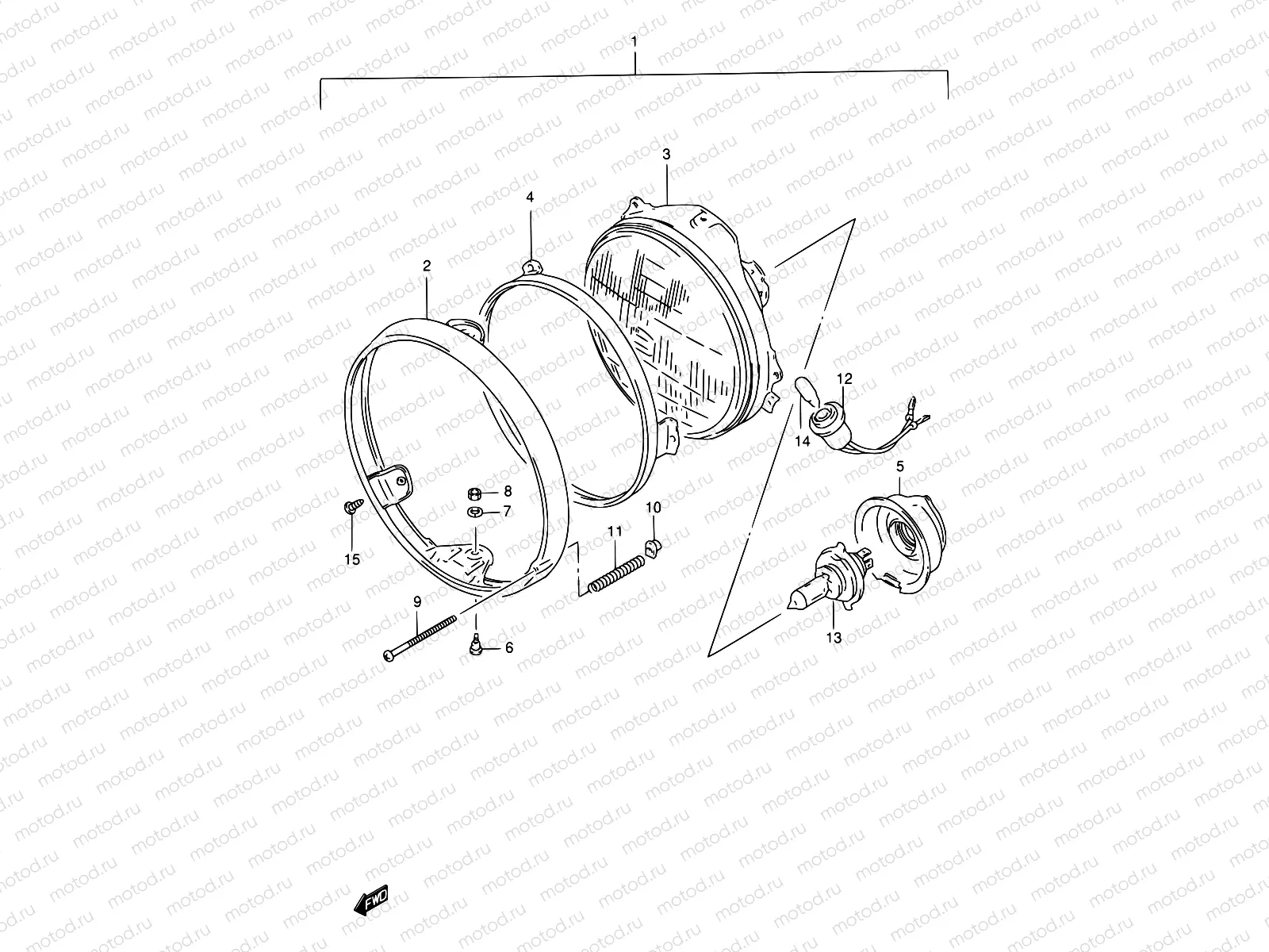25 - HEADLAMP