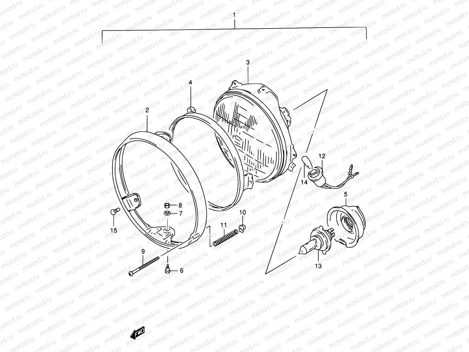 25 - HEADLAMP