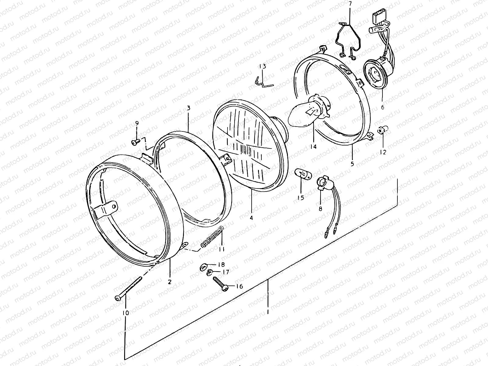 25 - HEADLAMP (E15, E17, E18, E21, E22, E25, E26)