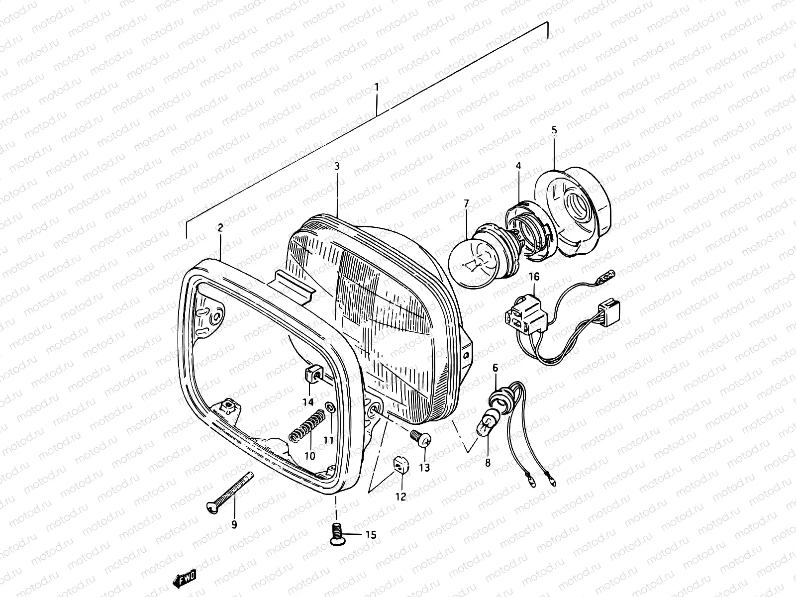 25 - HEADLAMP (E15, E17, E18, E21, E25, E26, E39)