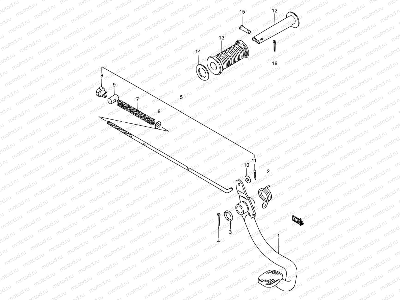 25 - REAR BRAKE