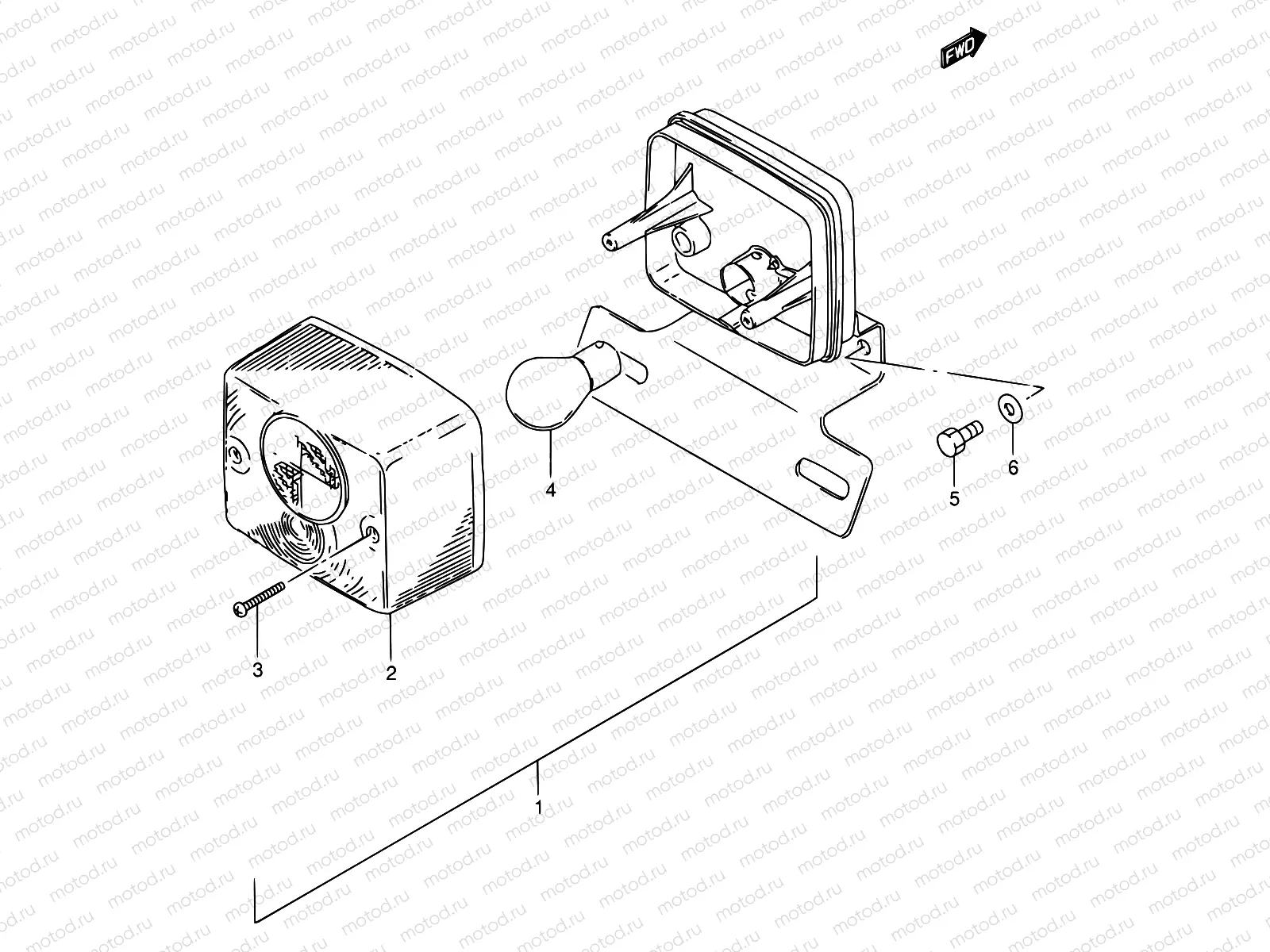 25 - REAR COMBINATION LAMP