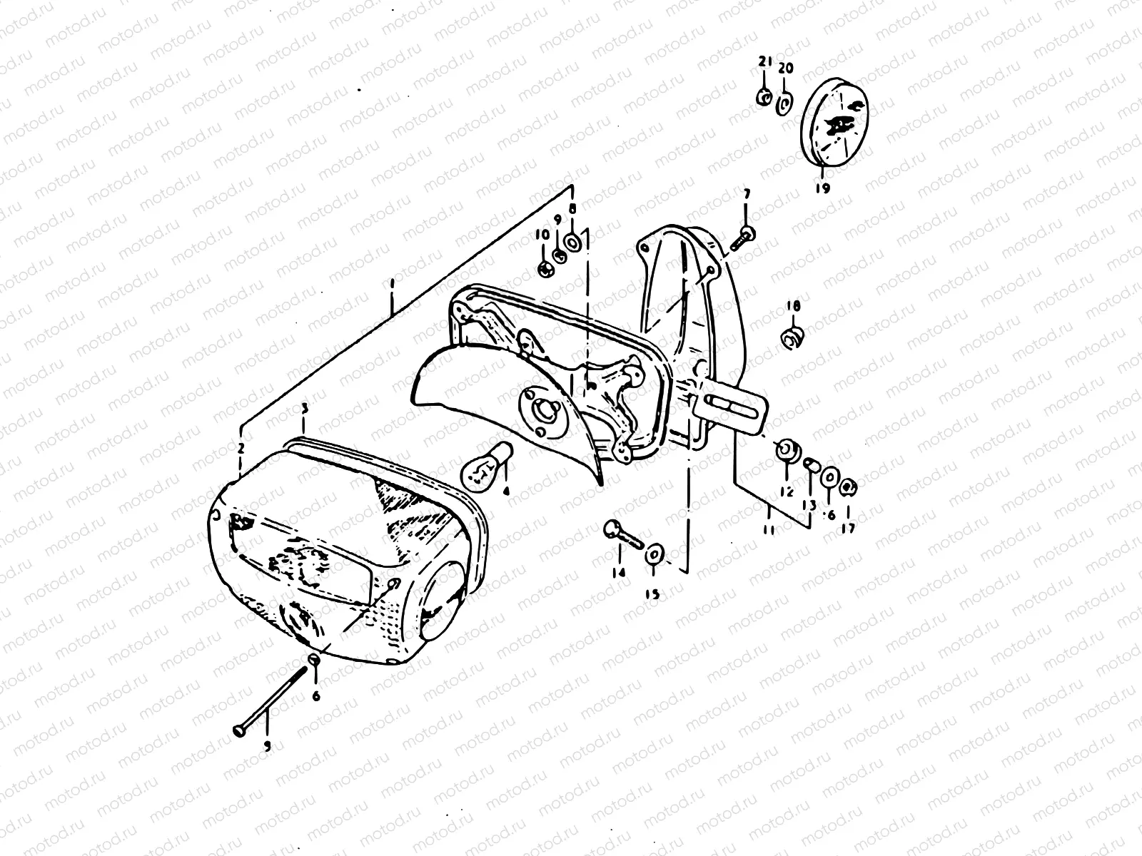 25 - REAR COMBINATION LAMP