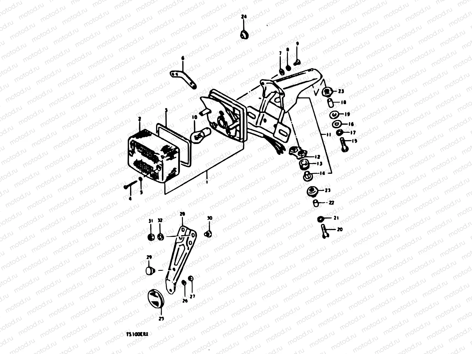 25 - REAR COMBINATION LAMP (E02)