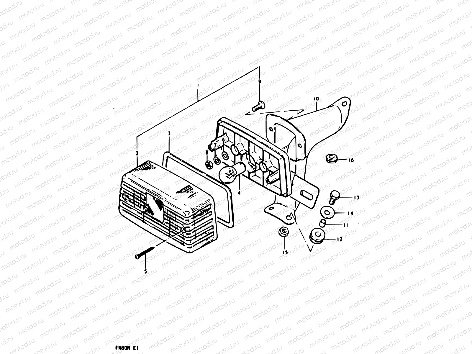 25 - REAR COMBINATION LAMP (FR80N)