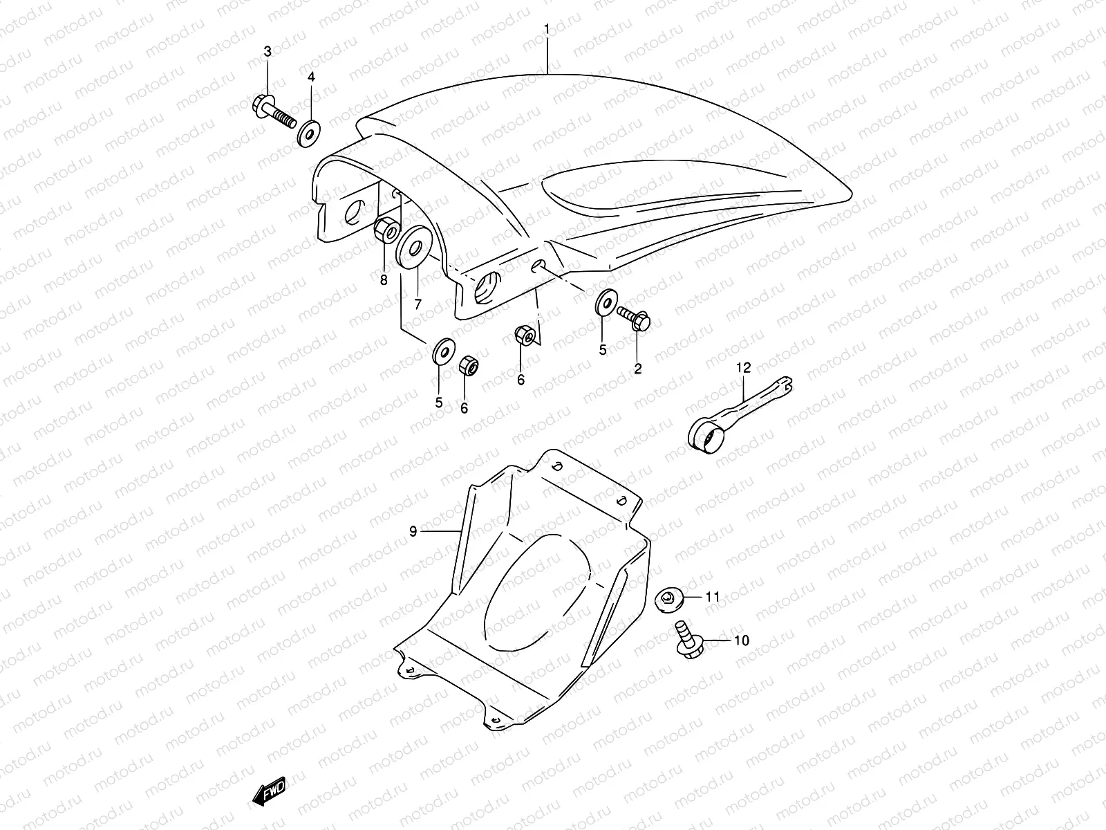 25 - REAR FENDER