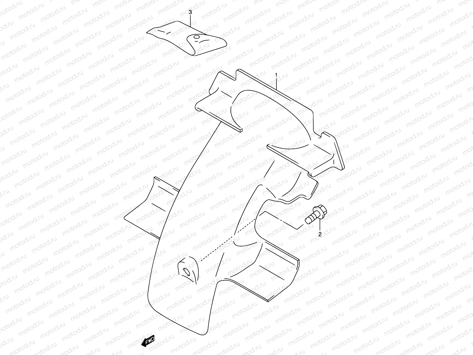 25 - REAR FENDER